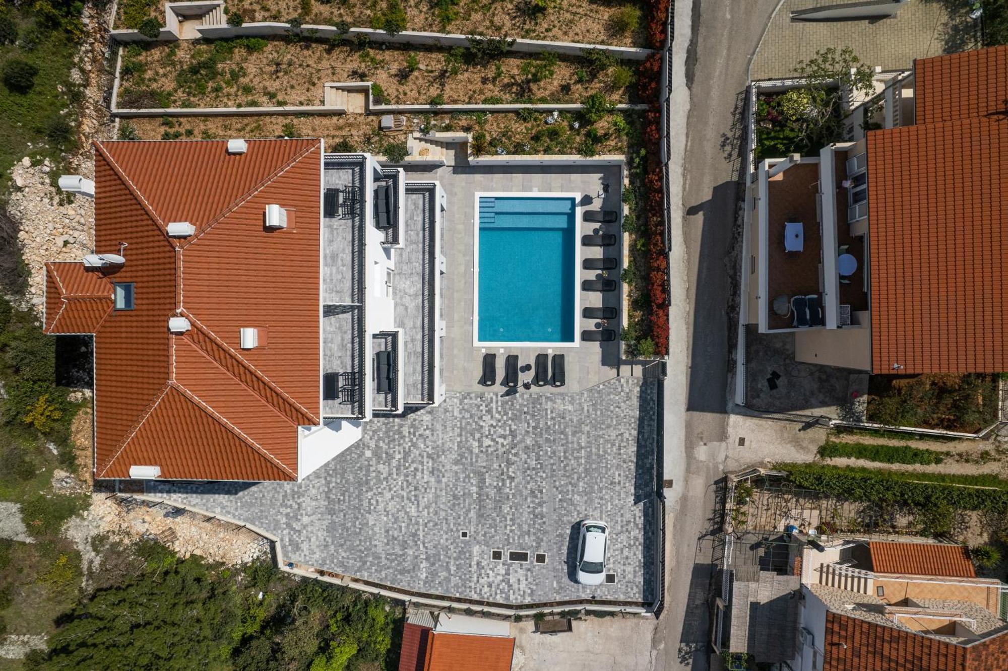 Villa Barbara & Zoran With Free Parking And Heated Swimming Pool Seget Vranjica Exterior photo